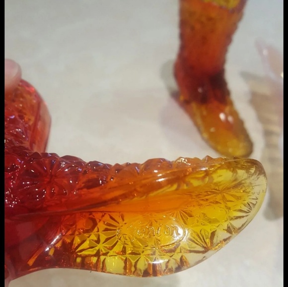 Fenton Glass Boots - Picture 2 of 2